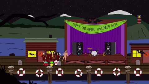 concert waiting GIF by South Park 