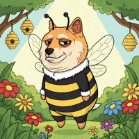 Floating Shiba Inu GIF by Doge Pound