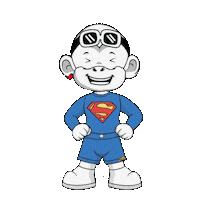 Dc Comics Superman Sticker by Zhot