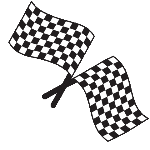 Racing Race Sticker by Hello Kitty