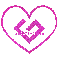 Heart Pink Sticker by GlamifyME