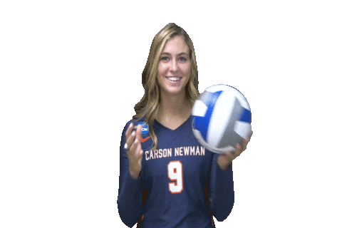 C-N Volleyball Sticker by Carson-Newman Athletics