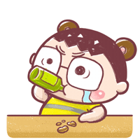 Sad Sticker by Bear Boss Buddies