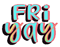 Friday Weekend Sticker by AlwaysBeColoring