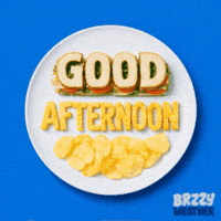 Good Afternoon Lunch GIF by Brzzy