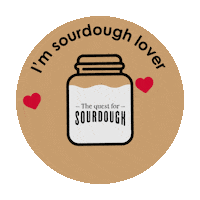 sourdoughlibrarian sourdoughlibrary tqfs thequestforsourdough sourdoughlovers Sticker