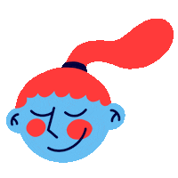 Hair Wind Sticker by vulpovulpo