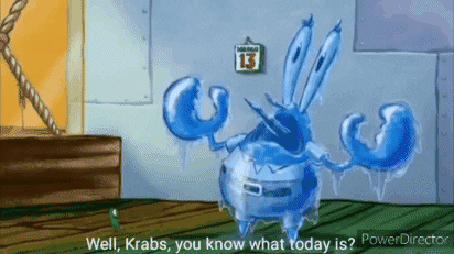 TheMimic12 giphygifmaker giphygifmakermobile spongebob movie the day that krabs fries GIF