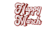 Hello March Sticker by OpticalArtInc.
