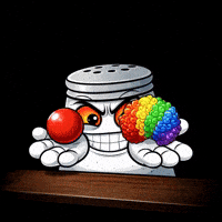 6 7 Clown GIF by SALT