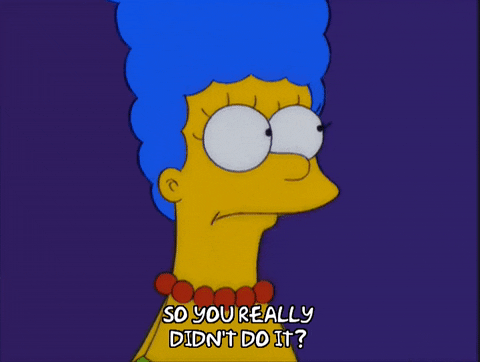 happy marge simpson GIF