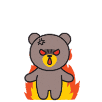 Angry Sticker by kb.financialgroup