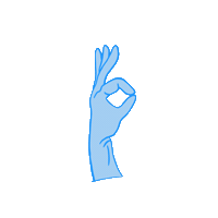 Hand Dive Sticker