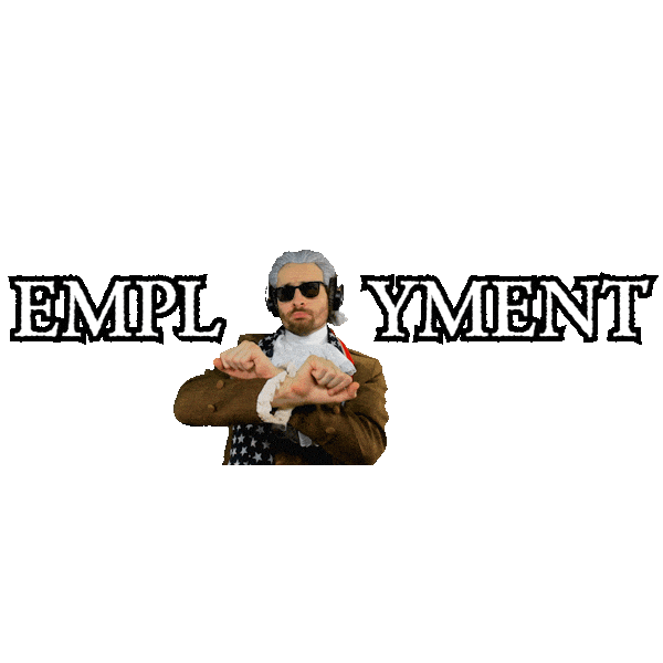 Employment Not Working Sticker