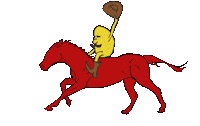 animation cowboy Sticker