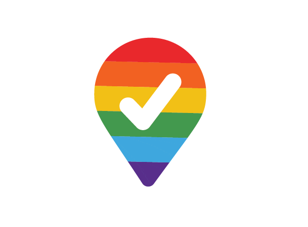 pridecertified giphyupload rainbow pride approved Sticker