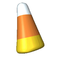 Candy Corn Halloween Sticker