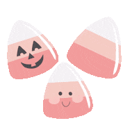 Candy Corn Halloween Sticker