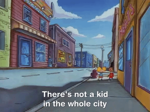 hey arnold nick splat GIF