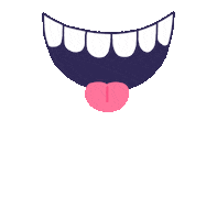 tongue Sticker by Tim Lahan