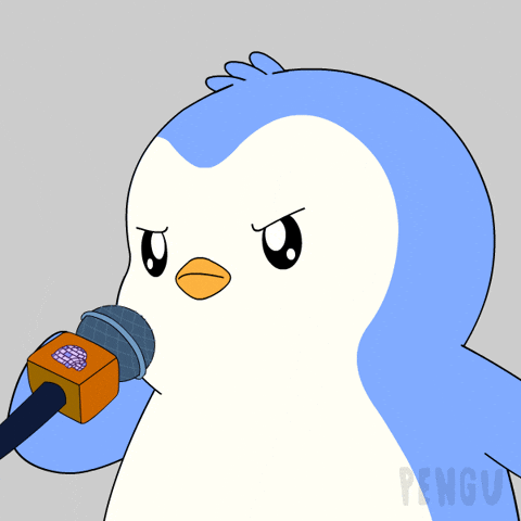 Penguin Yell GIF by Pudgy Penguins