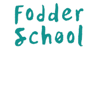 Fodder School Sticker by willaworkshops