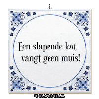 Rust Dromen Sticker by Tegelspreuken.nl