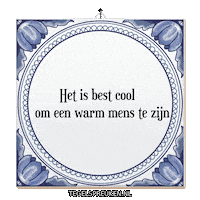 Respect Gezelligheid Sticker by Tegelspreuken.nl