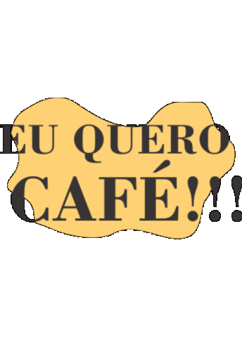 Eat Coffee Time Sticker by Saborear & Brindar