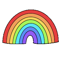 Snail_Scribbles rainbow colourful cute rainbow rainbow colours Sticker