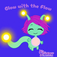 Glow Good Vibes GIF by ShimmertheGlowworm