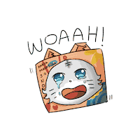 Cat Mascot Sticker