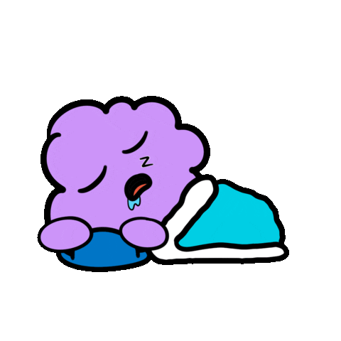 itsabubblegum cool sleep stickers cloud Sticker