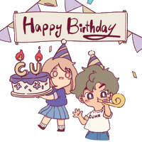 Happy Birthday Party Sticker by CUHK