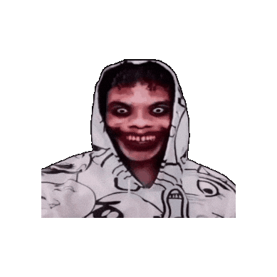 johnnyjmontilla giphygifmaker creepypasta johnny montilla godzilla gang Sticker