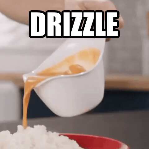 Sauce poured over rice | Rice Robot