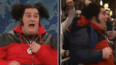 happy bobby moynihan GIF by Saturday Night Live