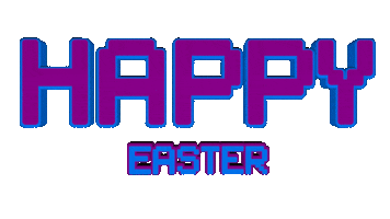 Easter Bunny Love Sticker by OpticalArtInc.