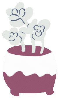 Illustration Flower Sticker