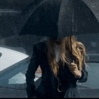 Raining Strong Woman GIF by Blake Lively Fan