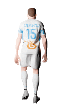 Soccer Player Running Sticker by Olympique de Marseille