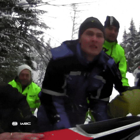 Push Back Rally Sweden GIF by FIA World Rally Championship