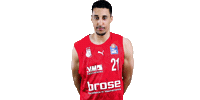 Freak City Aminu Sticker by Bamberg Baskets