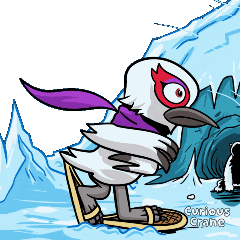 Snow Winter Sticker by VeeFriends