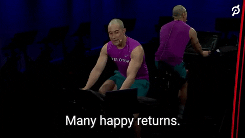 Working Out Happy Birthday GIF by Peloton