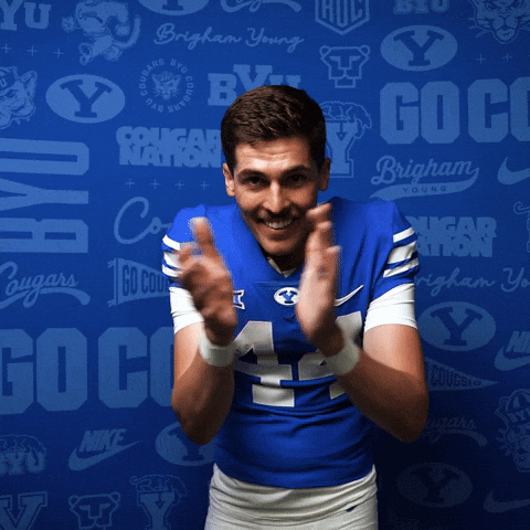 College Football Go Cougs GIF by BYU Cougars