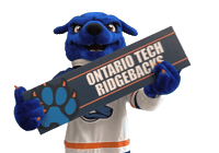 Oshawa Sticker by Ontario Tech Ridgebacks