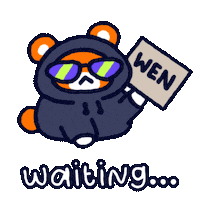 Expecting Still Waiting Sticker