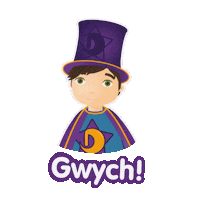 Dewin Gwych Sticker by Mudiad Meithrin