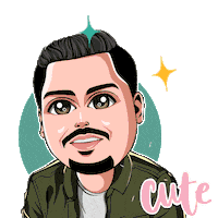 Cute Sticker by Ajitabha Bose